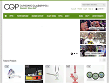 Tablet Screenshot of cupboardglasspipes.com